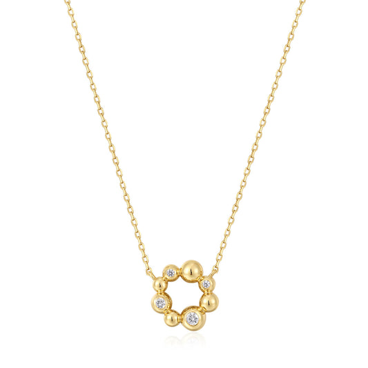 14k Gold Ring Pendant Necklace