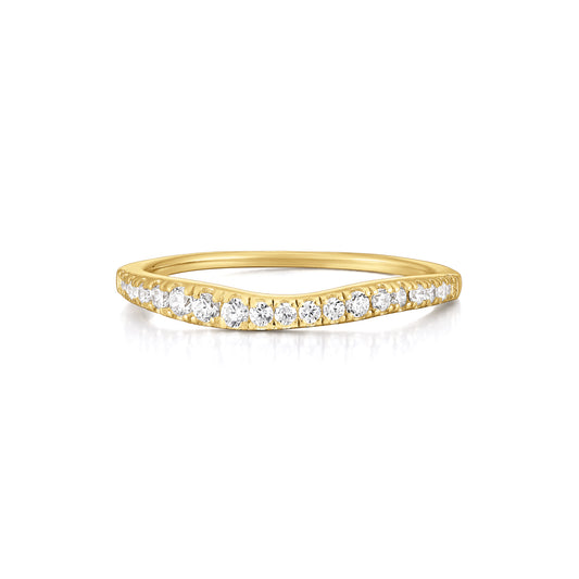 Stackable Pave Ring Band