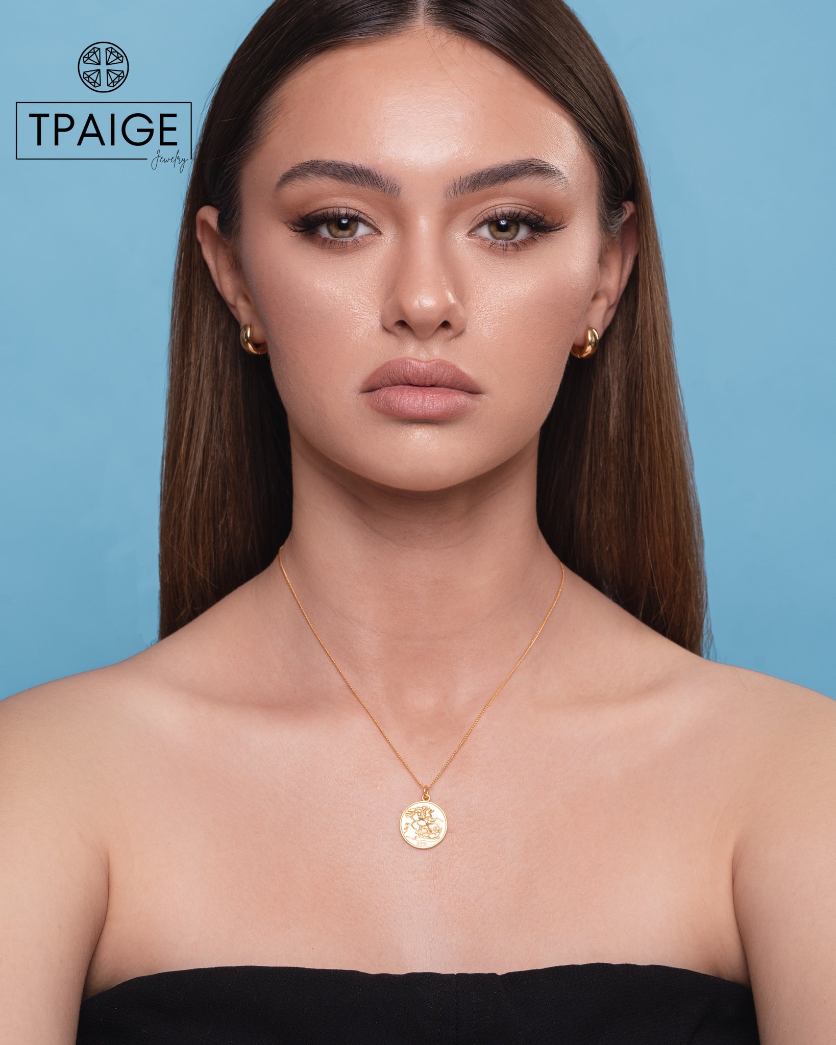Sahira Jewelry Design Gigi Double Coin Necklace on Marmalade | The  Internet's Best Brands